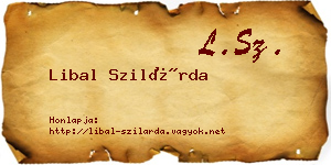 Libal Szilárda névjegykártya